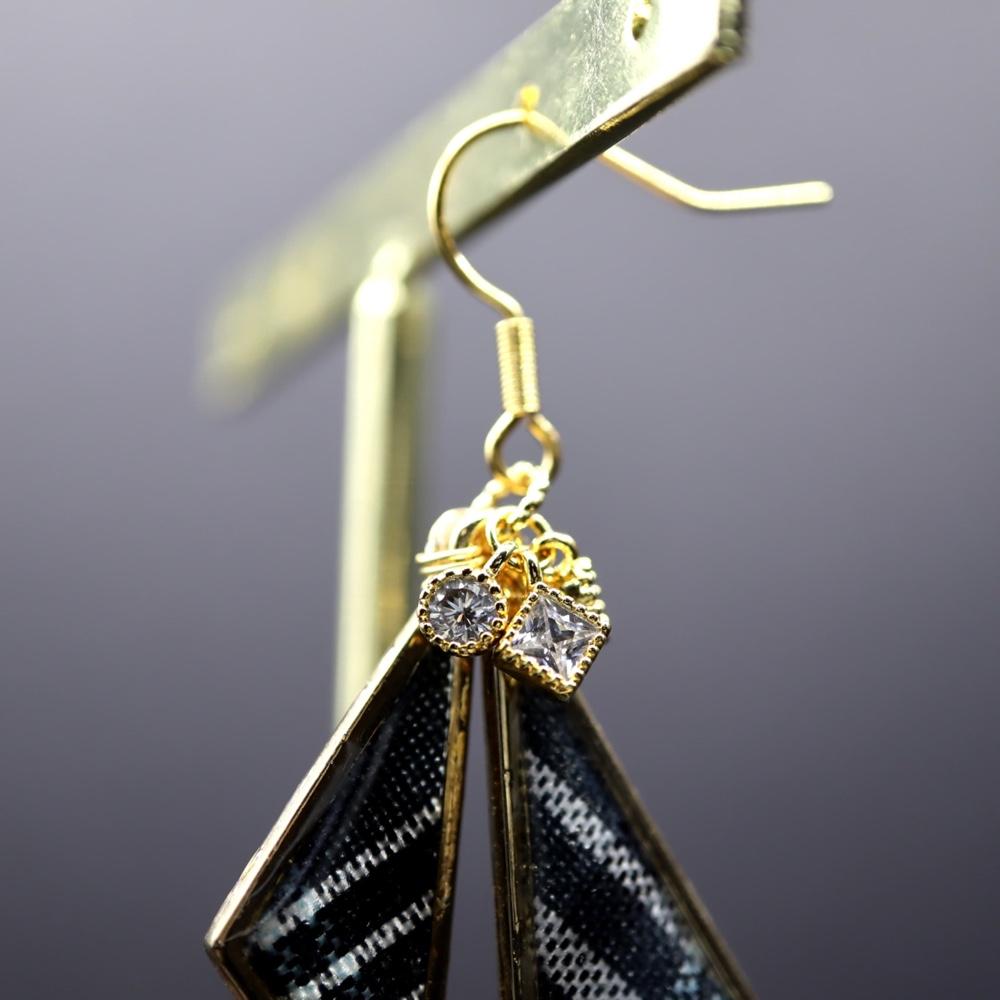 コピー：twin triangle（モノトーンチェック柄） | 6枚目